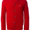 Comme Des Garçons Play Cardigan Classique RED -Comme Des Garçons Play Soldes Boutique 11028017 4911777 600