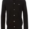 Comme Des Garçons Play Cardigan à Détail De Patch Logo Homme -Comme Des Garçons Play Soldes Boutique 11087716 5223016 600