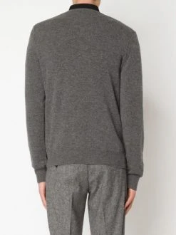 Comme Des Garçons Play Pull à Logo Brodé 3 GREY -Comme Des Garçons Play Soldes Boutique 11180422 5640055 600