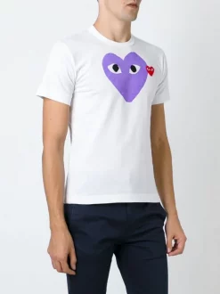 Comme Des Garçons Play T-shirt à Logo Imprimé Homme -Comme Des Garçons Play Soldes Boutique 11225796 5920931 600