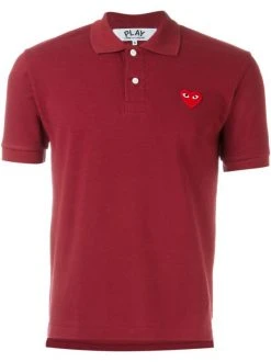 Comme Des Garçons Play Polo à Patch Logo Homme