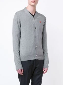 Comme Des Garçons Play Cardigan à Logo Brodé Homme -Comme Des Garçons Play Soldes Boutique 11347735 6430073 600