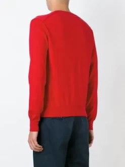 Comme Des Garçons Play Pull à Col V "Little Red Heart" 3 RED -Comme Des Garçons Play Soldes Boutique 11390840 6728775 600