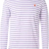 Comme Des Garçons Play T-shirt Rayé "Colour Series" 4 PURPLE -Comme Des Garçons Play Soldes Boutique 11430756 6783432 600
