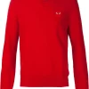 Comme Des Garçons Play RED Pull à Applique De Cœur Homme -Comme Des Garçons Play Soldes Boutique 11458211 6869322 600