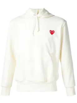 Comme Des Garçons Play Hoodie à Patch Cœur Signature Homme