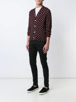 Comme Des Garçons Play 3 Cardigan à Pois Homme -Comme Des Garçons Play Soldes Boutique 11461811 6891337 600