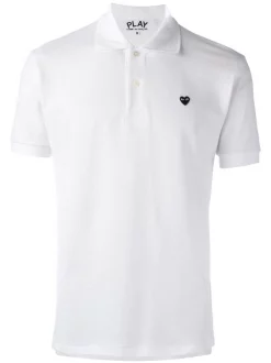 Comme Des Garçons Play Polo Classique WHITE