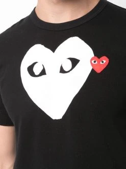 Comme Des Garçons Play T-shirt à Logo Imprimé Homme -Comme Des Garçons Play Soldes Boutique 11500055 13696737 600