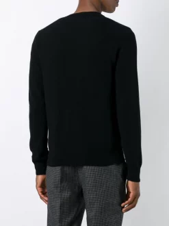 Comme Des Garçons Play Pull à Logos Brodés BLACK -Comme Des Garçons Play Soldes Boutique 11652666 7804296 600