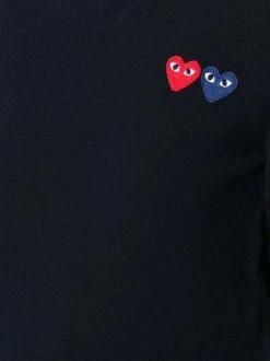 Comme Des Garçons Play Pull à Col V Femme -Comme Des Garçons Play Soldes Boutique 11664315 7733503 600