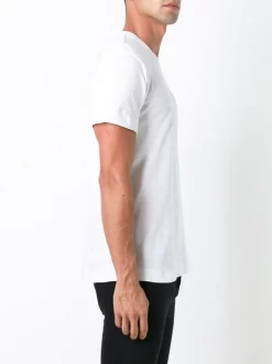 Comme Des Garçons Play WHITE/GREEN T-shirt à Logo Homme -Comme Des Garçons Play Soldes Boutique 11713977 8145923 600