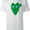 Comme Des Garçons Play BIANCO T-shirt à Logo Imprimé Homme -Comme Des Garçons Play Soldes Boutique 11713981 8145953 600