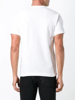 Comme Des Garçons Play BIANCO T-shirt à Logo Imprimé Homme -Comme Des Garçons Play Soldes Boutique 11713981 8145963 600