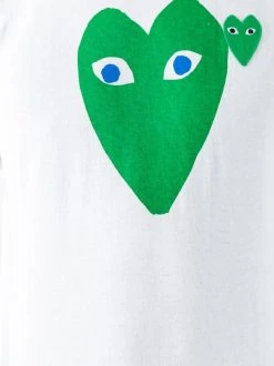 Comme Des Garçons Play BIANCO T-shirt à Logo Imprimé Homme -Comme Des Garçons Play Soldes Boutique 11713981 8145965 600