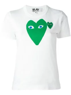 Comme Des Garçons Play T-shirt à Logo Imprimé Femme
