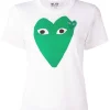 Comme Des Garçons Play Logo Print T-shirt Femme -Comme Des Garçons Play Soldes Boutique 11714117 8718625 600