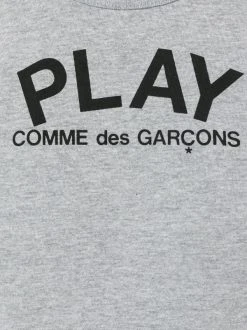 Comme Des Garçons Play Logo Print T-shirt Femme -Comme Des Garçons Play Soldes Boutique 11923337 9000013 600