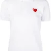 Comme Des Garçons Play Heart Patch Polo Shirt Femme -Comme Des Garçons Play Soldes Boutique 11923346 9000138 600