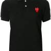 Comme Des Garçons Play BLACK Polo à Logo Brodé Coeur Femme -Comme Des Garçons Play Soldes Boutique 11970894 9228166 600
