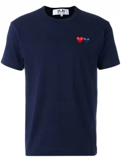 Comme Des Garçons Play T-shirt à Logo Brodé Homme