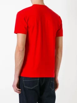 Comme Des Garçons Play T-shirt à Logo 5 RED -Comme Des Garçons Play Soldes Boutique 11984133 9328449 600