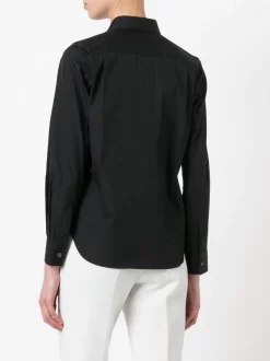 Comme Des Garçons Play BLACK Chemise à Logo Brodé Femme -Comme Des Garçons Play Soldes Boutique 12002105 9446607 600