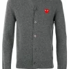 Comme Des Garçons Play Lightweight Cardigan 3 GREY -Comme Des Garçons Play Soldes Boutique 12002230 9592239 600