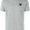 Comme Des Garçons Play Heart Patch T-Shirt 1 GREY -Comme Des Garçons Play Soldes Boutique 12002238 9400043 600