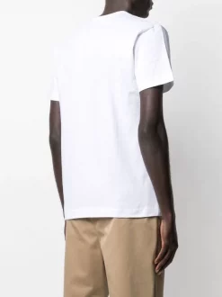 Comme Des Garçons Play T-shirt à Logo Cœur 1 WHITE -Comme Des Garçons Play Soldes Boutique 12022725 34332078 600