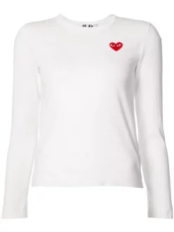 Comme Des Garçons Play T-shirt Brodé Femme