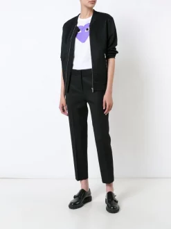 Comme Des Garçons Play T-shirt à Logo 1 WHITE/PURPLE -Comme Des Garçons Play Soldes Boutique 12125097 9999558 600