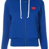 Comme Des Garçons Play Sweat à Capuche Zippé 2 NAVY -Comme Des Garçons Play Soldes Boutique 12129644 10083875 600