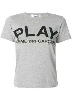Comme Des Garçons Play T-shirt à Logo Imprimé Femme