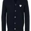 Comme Des Garçons Play Cardigan à Patch Logo Poitrine Homme -Comme Des Garçons Play Soldes Boutique 12351938 11127331 600