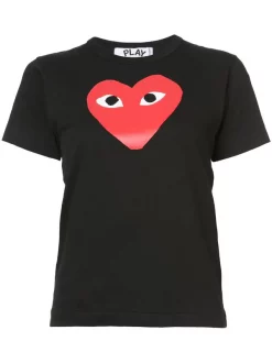 Comme Des Garçons Play T-shirt à Logo Femme