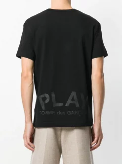 Comme Des Garçons Play T-shirt à Imprimés Graphiques Homme -Comme Des Garçons Play Soldes Boutique 12369113 11143524 600