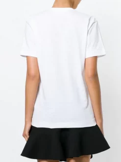 Comme Des Garçons Play Logo T-shirt 1 WHITE -Comme Des Garçons Play Soldes Boutique 12391299 11258942 600