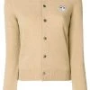 Comme Des Garçons Play CAMEL Cardigan à Patch Logo Femme -Comme Des Garçons Play Soldes Boutique 12418000 11438454 600