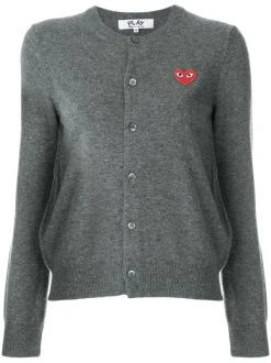 Comme Des Garçons Play Heart Logo Cardigan 3