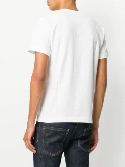 Comme Des Garçons Play 3 WHITE/GREEN T-shirt à Imprimé Graphique Homme -Comme Des Garçons Play Soldes Boutique 12474414 11610060 600