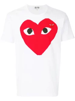 Comme Des Garçons Play T-shirt à Logo Imprimé 1