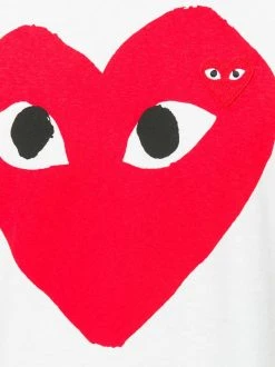Comme Des Garçons Play T-shirt à Logo Imprimé 1 -Comme Des Garçons Play Soldes Boutique 12476077 11644285 600