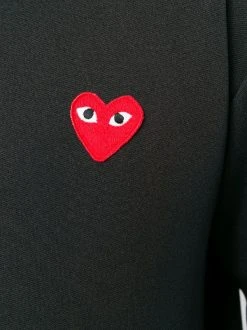 Comme Des Garçons Play Hoodie Zippé à Patch Cœur Homme -Comme Des Garçons Play Soldes Boutique 12812259 13045536 600