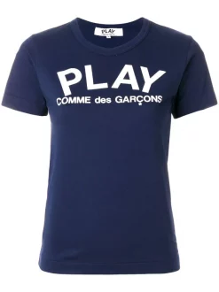 Comme Des Garçons Play 1 T-shit à Logo Femme