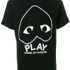 Comme Des Garçons Play T-shirt à Logo Imprimé Devant Homme -Comme Des Garçons Play Soldes Boutique 12838645 13030778 600