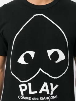 Comme Des Garçons Play T-shirt à Logo Imprimé Devant Homme -Comme Des Garçons Play Soldes Boutique 12838645 13030782 600