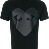 Comme Des Garçons Play 1 BLACK Graphic Print T-shirt Homme -Comme Des Garçons Play Soldes Boutique 12851241 13084200 600