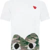Comme Des Garçons Play COULEUR 1 T-shirt à Logo Imprimé Homme -Comme Des Garçons Play Soldes Boutique 12964097 13582286 600