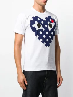 Comme Des Garçons Play T-shirt à Logo Imprimé Homme 9 Comme Des Garçons Play T-shirt à Logo Imprimé Homme -Comme Des Garçons Play Soldes Boutique 12965439 15003957 600